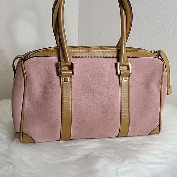 💯Authentic Gucci Suede Duffle Bag- Small sized 🍀 - Picture 4 of 16